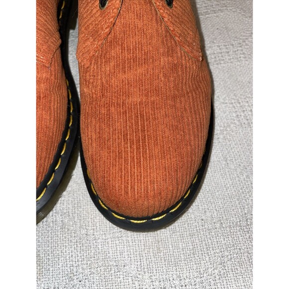 Dr. Martens Men’s Corduroy Oxfords Size 8 M Orange Streetwear Outdoors City NWOB main image 7